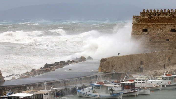 Έναρξη της κακοκαιρίας στην Κρήτη με ισχυρούς νοτιάδες
