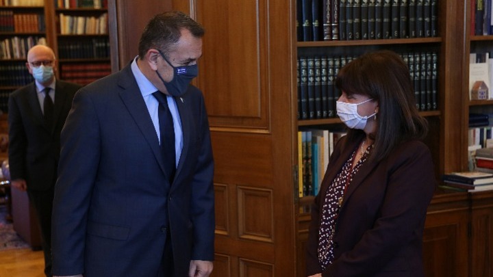 Η ΠτΔ δέχθηκε τον υπουργό Εθνικής Άμυνας