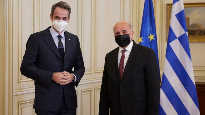 Συνάντηση του πρωθυπουργού με τον Ιρακινό υπ. Εξωτερικών