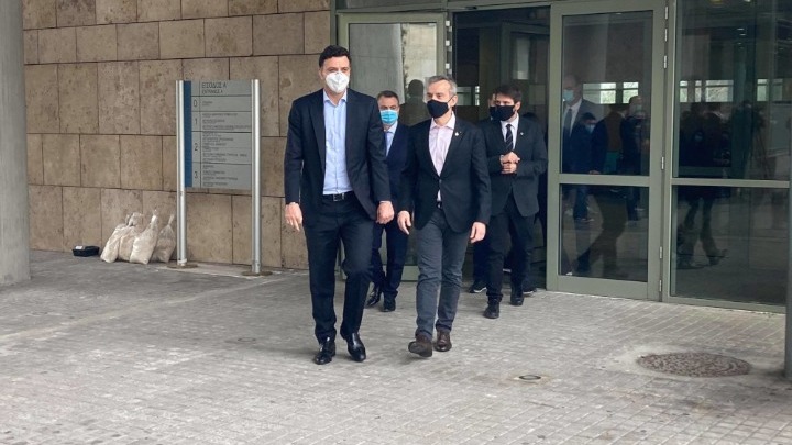 Συνάντηση του υπουργού Υγείας Β. Κικίλια με τον δήμαρχο Κ. Ζέρβα