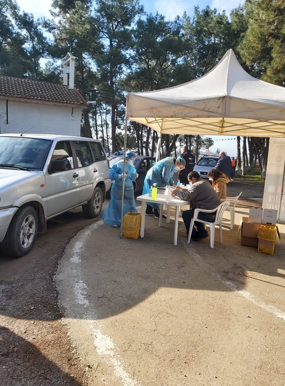 Επαναλαμβάνονται Δευτέρα και Τρίτη 8 και 9 Φεβρουαρίου τα drive test covid-19 στο δήμο Θέρμης