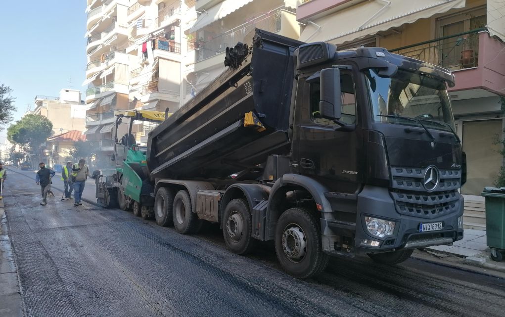 Δήμος Κορδελιού – Ευόσμου: Πραγματοποιήθηκαν έργα ασφαλτόστρωσης