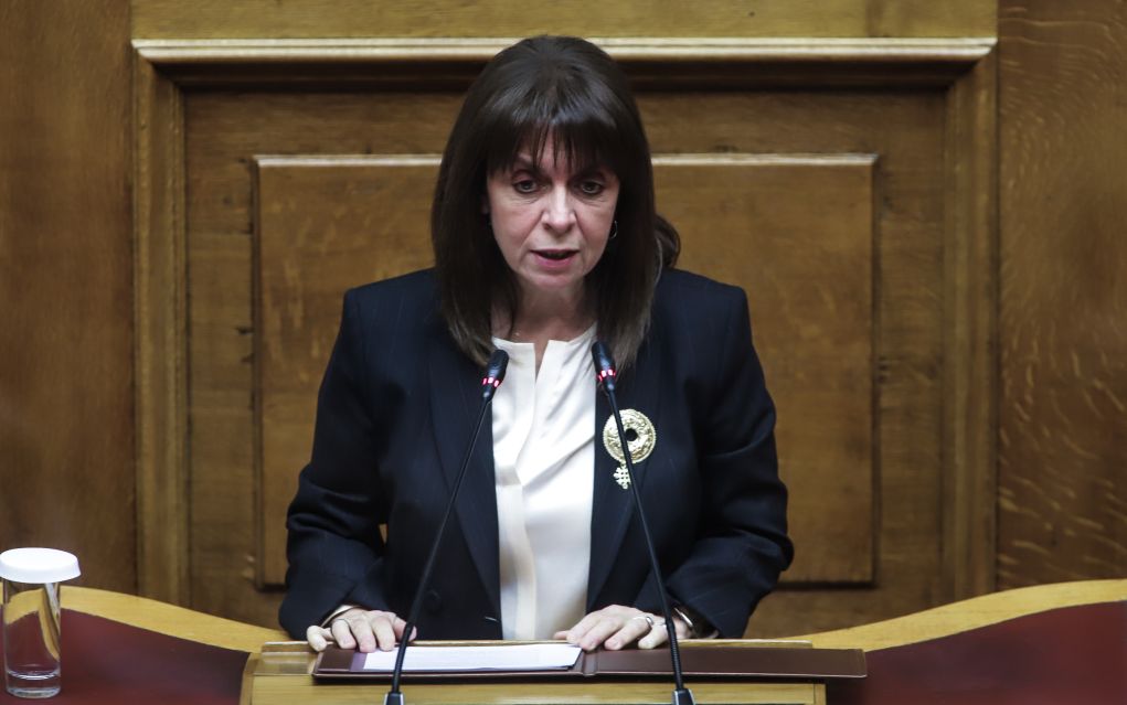 Συνάντηση της ΠτΔ με τον Χρ. Σταϊκούρα