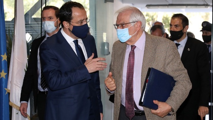 Συνάντηση Ζ. Μπορέλ με Αναστασιάδη και Χριστοδουλίδη