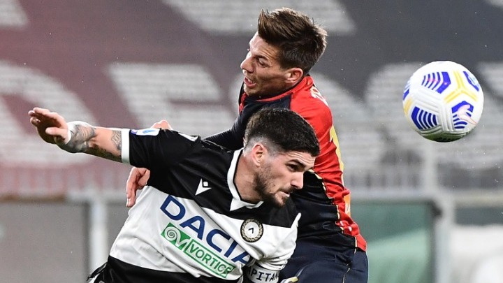 Serie A: Μοιράστηκαν… γκολ και βαθμούς Τζένοα και Ουντινέζε (1-1)
