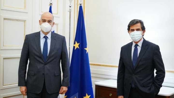 Συνάντηση Ν. Δένδια με τον πρόεδρο της Επιτροπής Άμυνας & Εξωτερικών Υποθέσεων της Βουλής ενόψει του ΕΣΕΠ