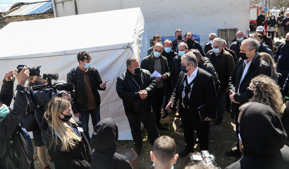 Κουτσούμπας: «Υψώνουμε την φωνή μας μαζί με την φωνή των σεισμόπληκτων»