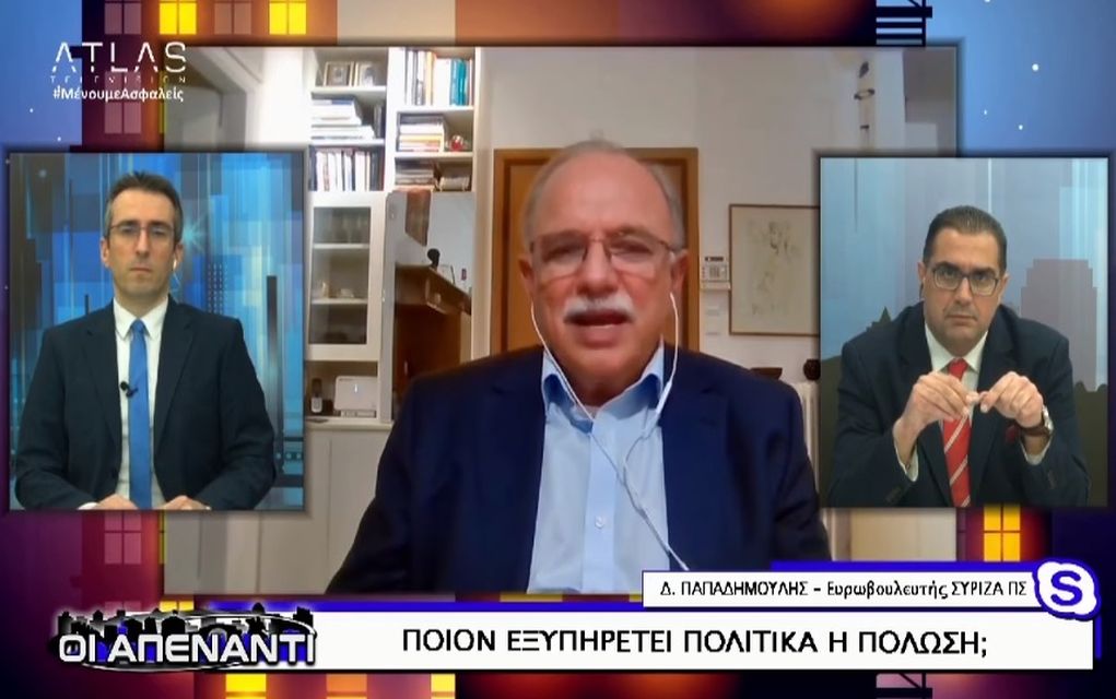 Παπαδημούλης στην Atlas TV: “Οι αστυνομικοί πήγαν στη Νέα Σμύρνη με διάθεση να χυθεί αίμα” (vid)