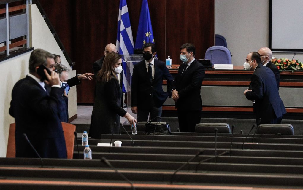 Σε εξέλιξη η συνεδρίαση του Εθνικού Συμβουλίου Εξωτερικής Πολιτικής