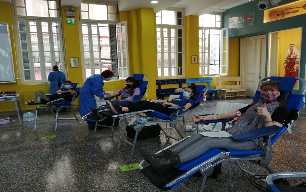 Απόλυτα επιτυχημένη η 4η Εθελοντική Αιμοδοσία της ΧΑΝΘ