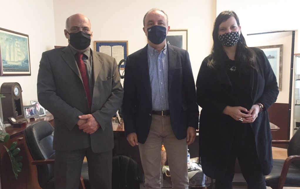 Συνάντηση του Θ. Καράογλου με τον πρόεδρο του Ελληνο-ινδικού Επιμελητηρίου Εμπορίου και Οικονομίας