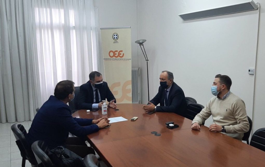 Συνάντηση Θ. Καράογλου με το προεδρείο του Οικον. Επιμελητηρίου Κεντρικής Μακεδονίας