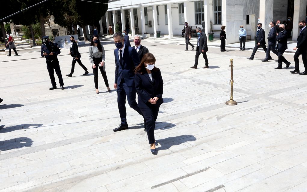 Η ΠτΔ στην Επιμνημόσυνη Δέηση στη μνήμη των θυμάτων της πανδημίας στη χώρα μας