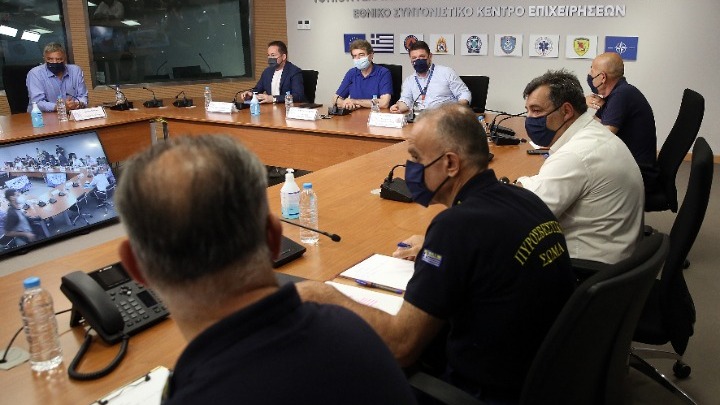 Έκτακτη σύσκεψη για τις 18 περιοχές σε Κατάσταση Ειδικής Κινητοποίησης Πολιτικής Προστασίας