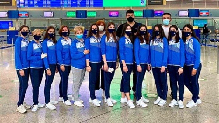 Παγκόσμιο κύπελλο ρυθμικής: Αναχώρησε για το Μπακού η ελληνική αποστολή