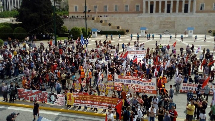 Εργατική Πρωτομαγιά: Στάσεις εργασίας σε μεγάλα εργοτάξια από το Συνδικάτο Οικοδόμων Αθήνας