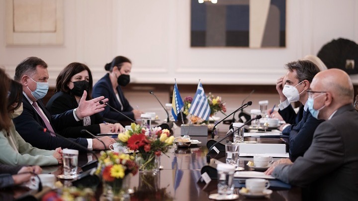 Συνάντηση Κυρ. Μητσοτάκη με τον Μίλοραντ Ντόντικ