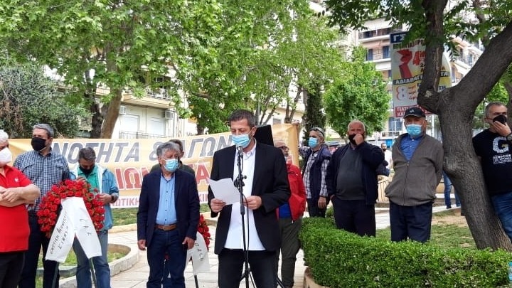 Την Εργατική Πρωτομαγιά τίμησε η διοίκηση του ΕΚΘ