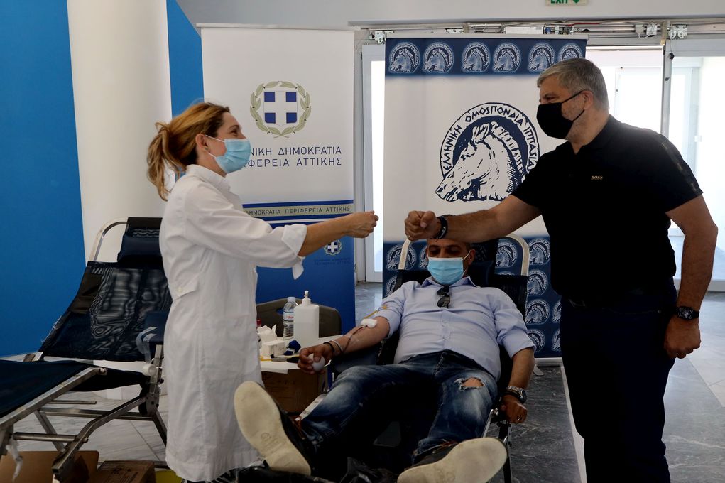 Με επιτυχία ολοκληρώθηκε η αιμοδοσία της Περιφέρειας Αττικής