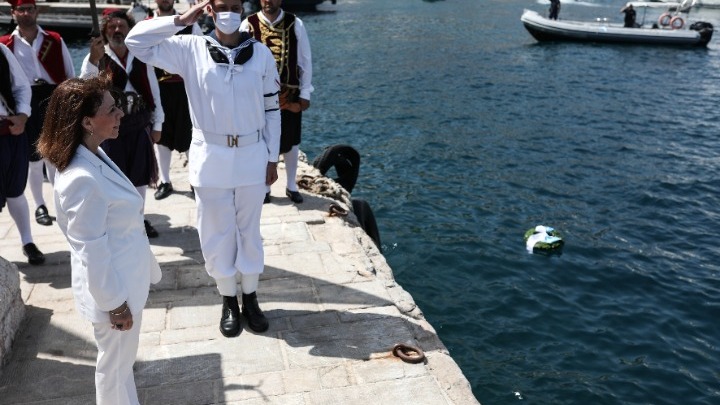 «Μιαούλεια 2021»: στην Ύδρα η Πρόεδρος της Δημοκρατίας