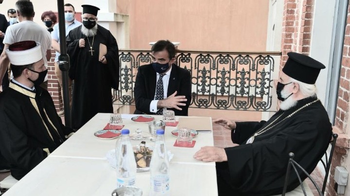 Μ. Σχοινά στην Ξάνθη: Συνάντηση με τον μητροπολίτη και τον τοποτηρητή της Μουφτείας