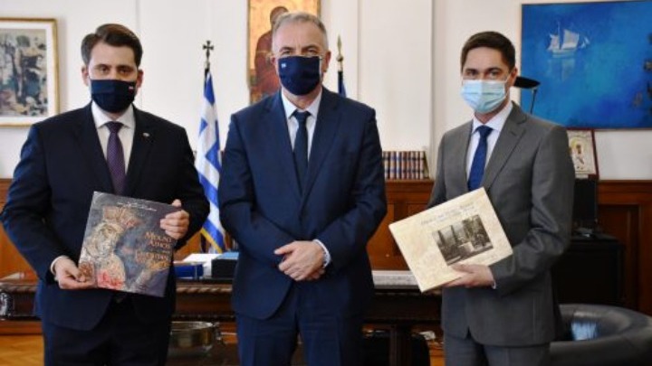 Ο υφυπουργός Μακεδονίας-Θράκης Στ. Καλαφάτης συναντήθηκε με τους προξένους της Πολωνίας και της Γεωργίας
