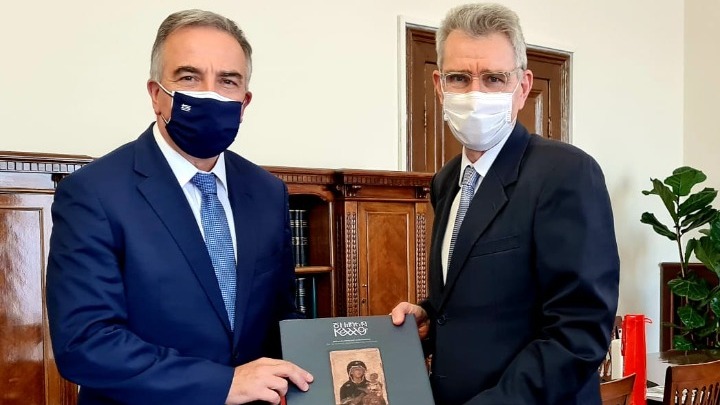Θεσσαλονίκη: Με τον πρέσβη των ΗΠΑ, Τζέφρι Πάιατ, συναντήθηκε ο ΥΜΑΘ Σταύρος Καλαφάτης