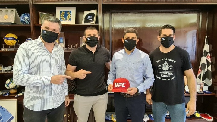 Με τον πρωταθλητή MMA, Ανδρέα Μιχαηλίδη, συναντήθηκε ο Λ. Αυγενάκης