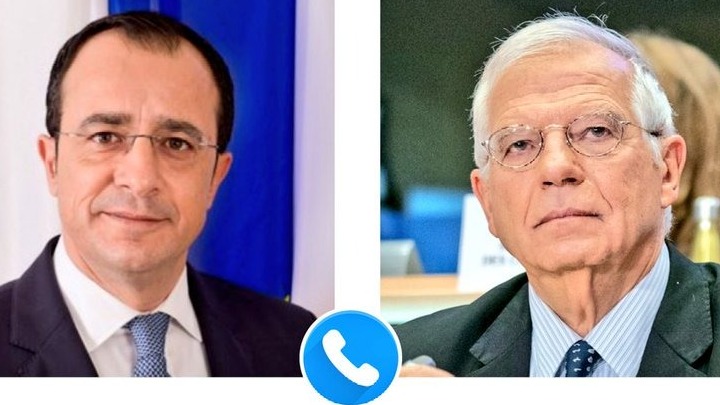 Τηλεφωνική επικοινωνία Χριστοδουλίδη-Μπορέλ
