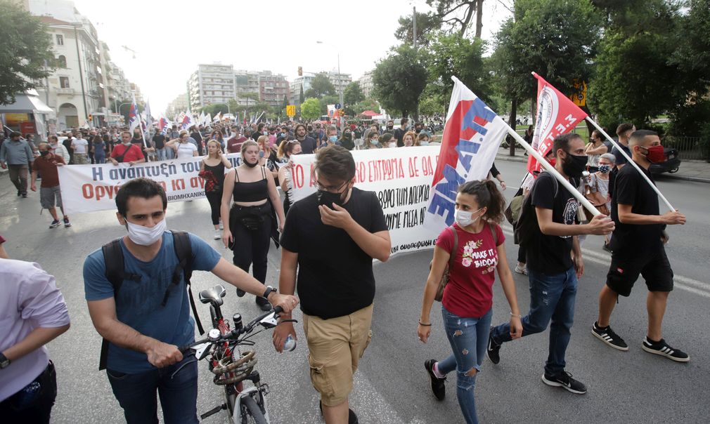 Θεσσαλονίκη: Συγκεντρώσεις για το εργασιακό νομοσχέδιο
