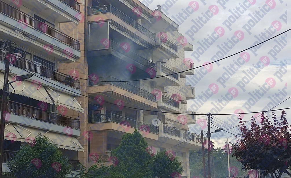Θεσσαλονίκη: Φωτιά σε διαμέρισμα στην Καλαμαριά (pics)