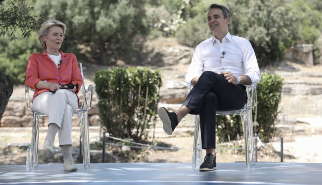 H παρουσίαση του Εθνικού Σχεδίου Ανάκαμψης και Ανθεκτικότητας «Ελλάδα 2.0»  από Μητσοτάκη-Φον Ντερ Λάιεν σε εικόνες (pics)