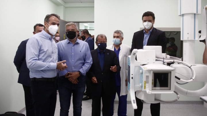 Ο κ. Μητσοτάκης εγκαινίασε το νέο Κέντρο Υγείας Κερατσινίου: «Έργα ουσίας, και όχι επικοινωνίας» (pics)