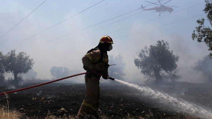 Πυρκαγιά στο Πανόραμα Βούλας