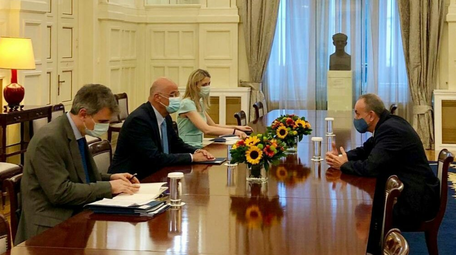 Νίκος Δένδιας: Συνάντηση με τον πρέσβη της Βουλγαρίας