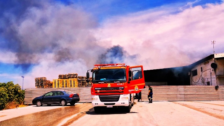 Πυρκαγιά σε ορεινή περιοχή του Κακοδικίου του δήμου Κανδάνου-Σελίνου