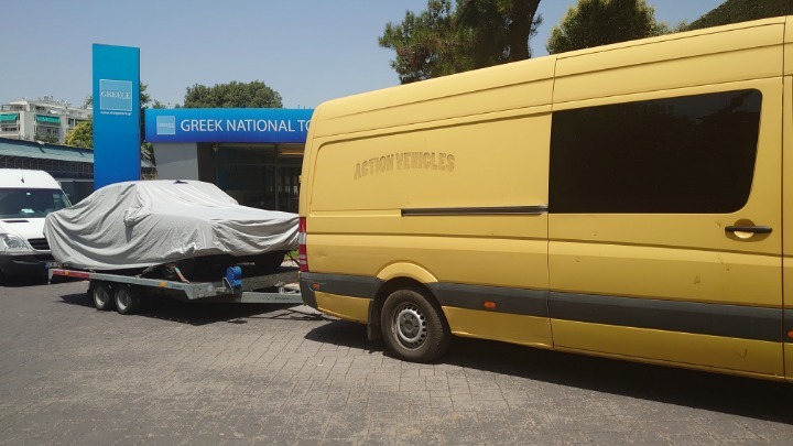 Θεσσαλονίκη: Συνεχίζονται τα γυρίσματα της ταινίας του Αντόνιο Μπαντέρας στο λιμάνι της πόλης