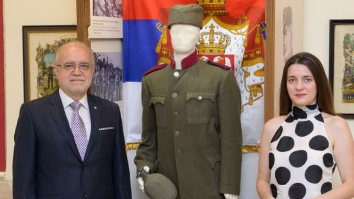 Στολή Σέρβου στρατιώτη στο Πολεμικό Μουσείο Θεσσαλονίκης