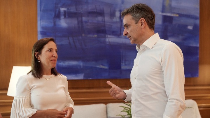 Κυριάκος & Μαρέβα γευμάτισαν με την αναπληρώτρια Κυβερνήτη της Καλιφόρνια
