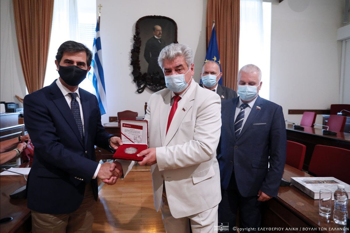 Κ. Γκιουλέκας: Συναντήθηκε με αντιπροσωπεία της Επιτροπής Άμυνας και Ασφάλειας του Συμβουλίου Ομοσπονδίας της Ρωσίας