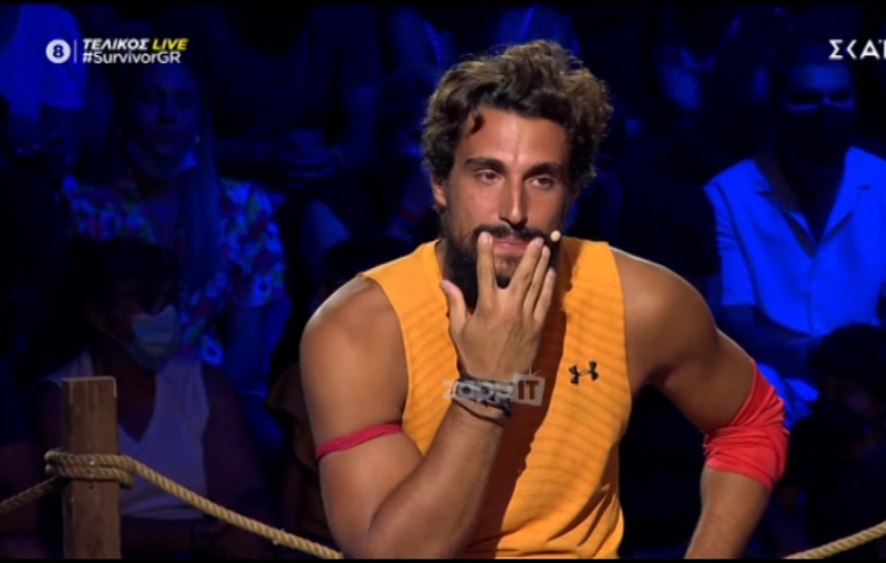 Survivor Τελικός: “Λύγισε” ο Σάκης Κατσούλης για τη Μαριαλένα (video)