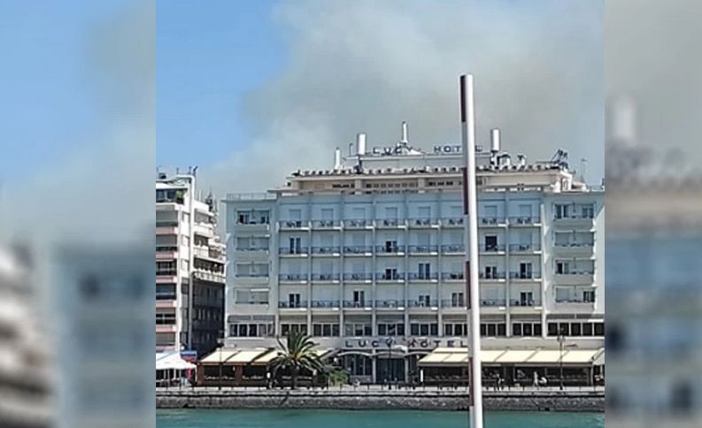 Φωτιά στη Χαλκίδα κοντά σε κατοικημένη περιοχή – Το κέντρο της πόλης έχει “πνιγεί” απο τους καπνούς