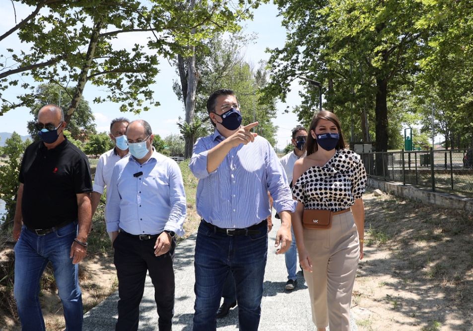 Α. Τζιτζικώστας: Αυτοψία στο έργο ανάπλασης της λίμνης Δοϊράνης