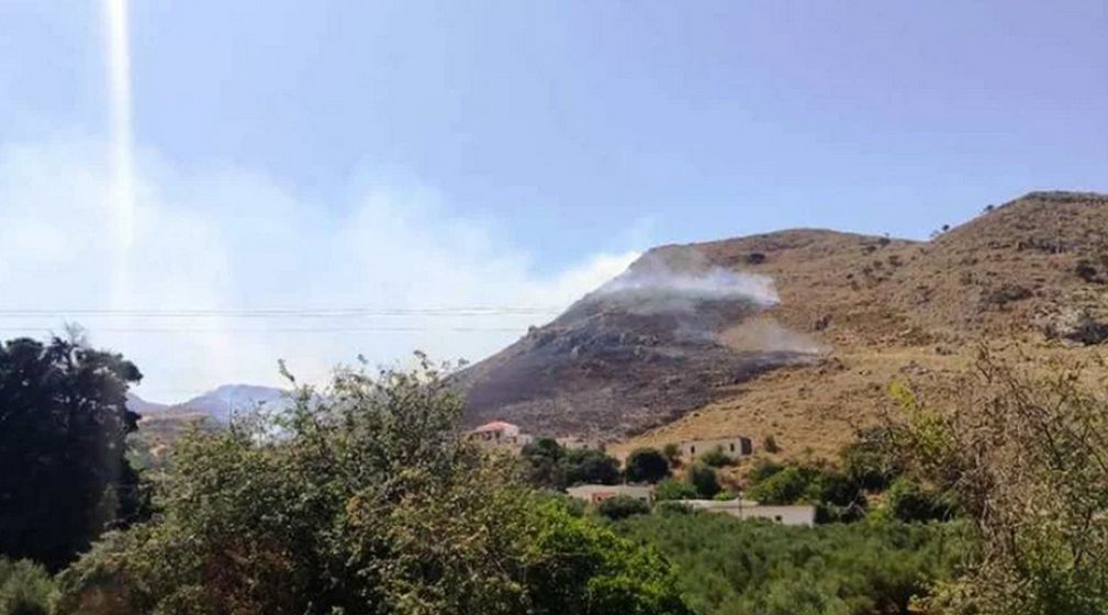 Κρήτη: Υπό έλεγχο η φωτιά στον Πλατανιά