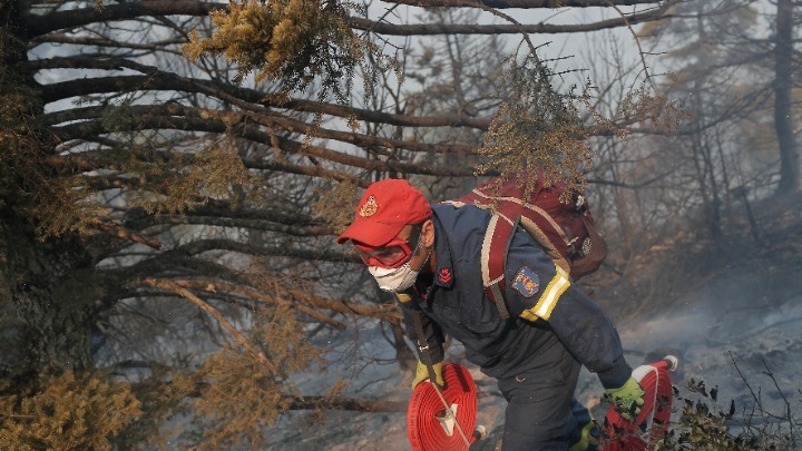 Αρχαία Ολυμπία: Η Πυροσβεστική μάχεται με τις αναζωπυρώσεις