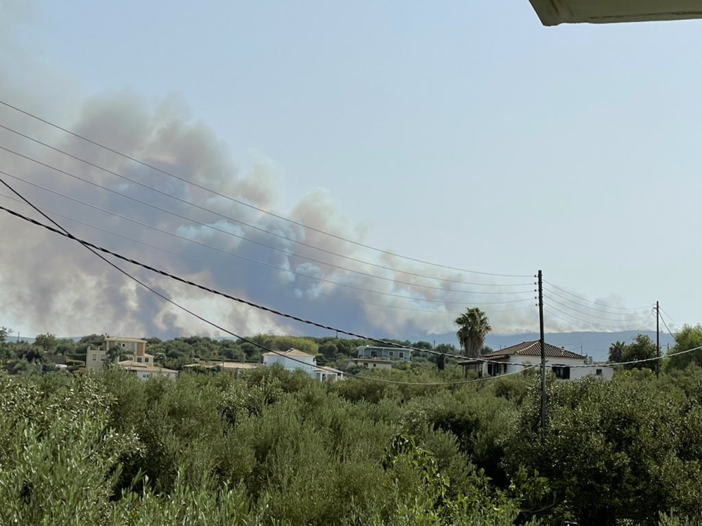 Συμβαίνει τώρα: Φωτιά στη Μεσσηνία