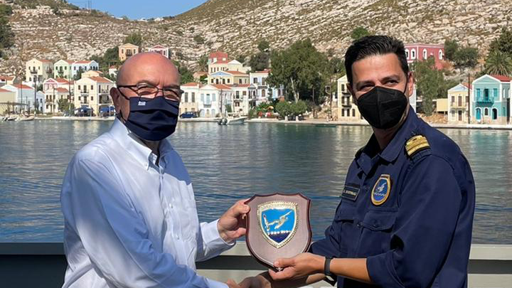 Επίσκεψη Κ. Φραγκογιάννη στο Καστελόριζο: «Από εδώ ξεκινάει η Ελλάδα και η Ευρώπη»