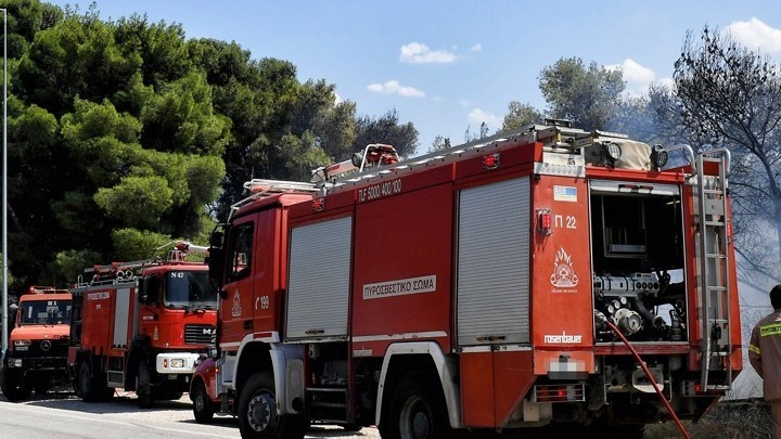 Καβάλα: Πυρκαγιά στην περιοχή Αντιφιλίππων του δήμου Παγγαίου