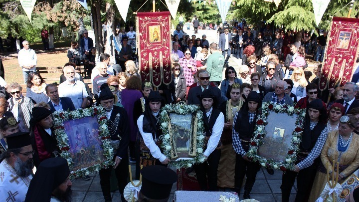 Παναγία Σουμελά – Βέρμιο: Με την τήρηση των υγειονομικών πρωτοκόλλων πραγματοποιήθηκε ο εορτασμός φέτος (vid)