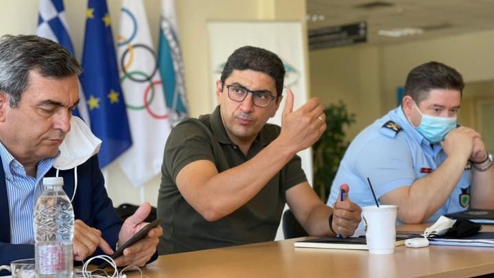Σύσκεψη Λ. Αυγενάκη με τον αρχηγό της ΕΛ.ΑΣ. για την ασφάλεια στο επικείμενο Ράλλυ Ακρόπολης